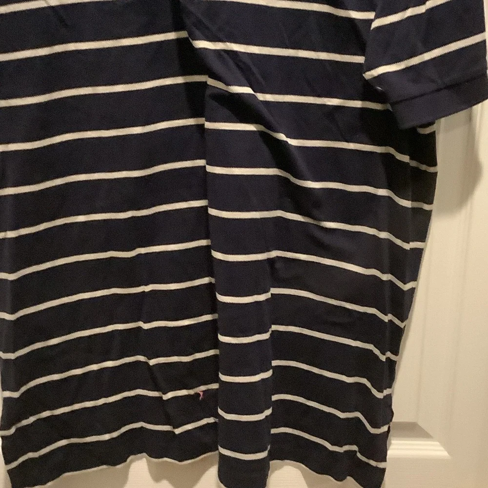Polo‎ by Ralph Lauren Men's Navy and White Striped Polo